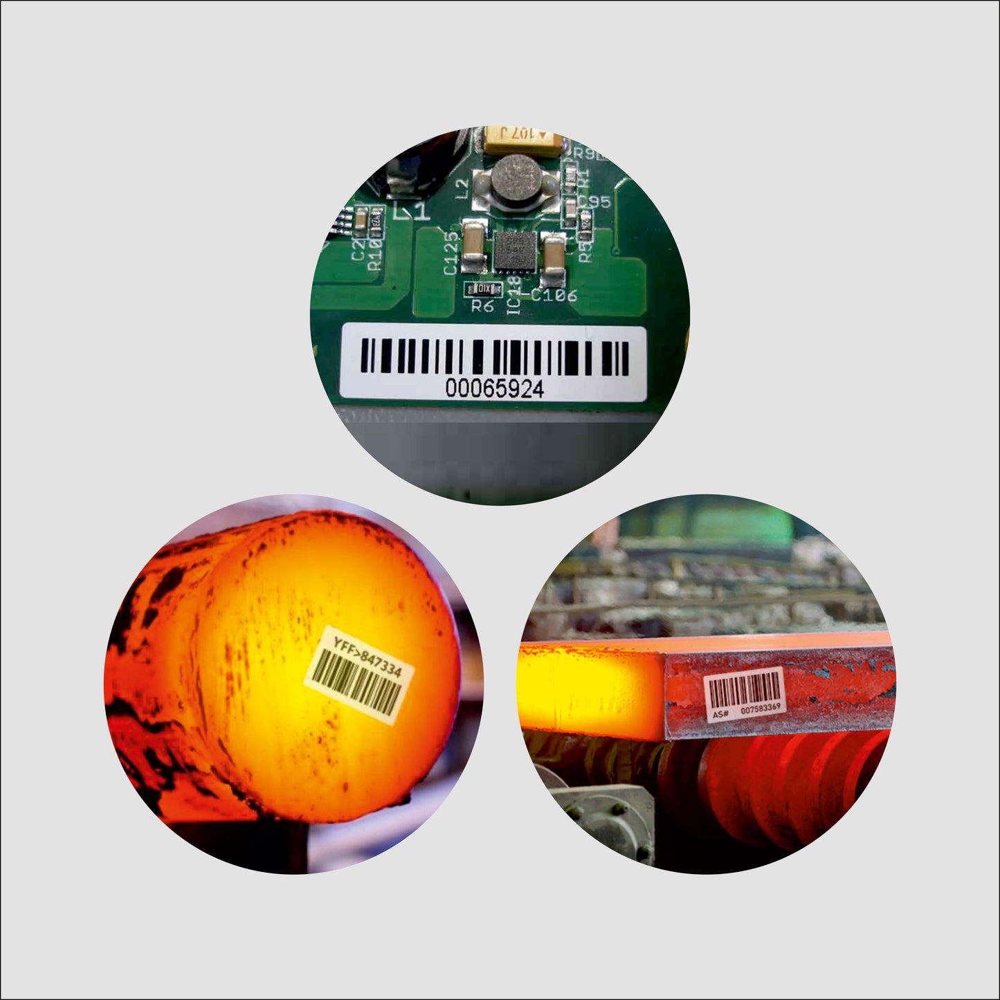 high temperature labels