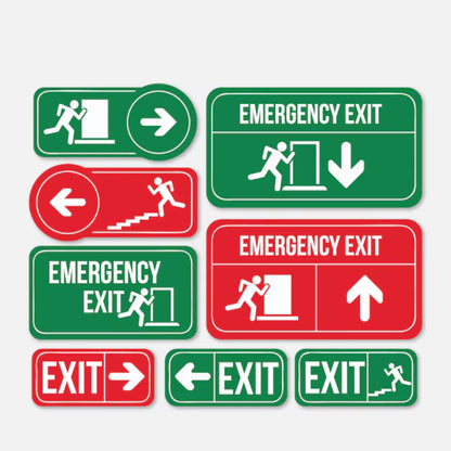 Exit and Entry Signs