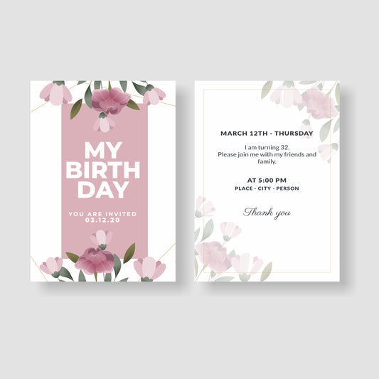 Birthday Invitations