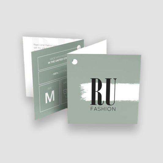 Folded Hang Tags