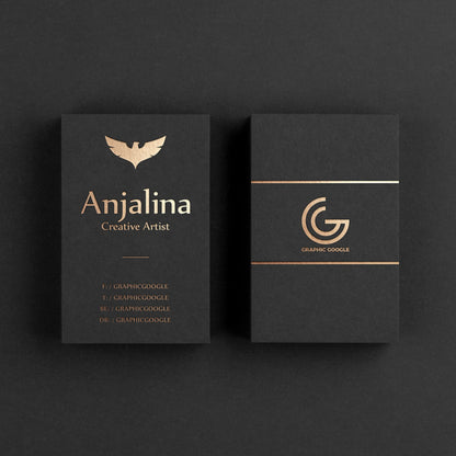 Raised Foil Visiting Cards