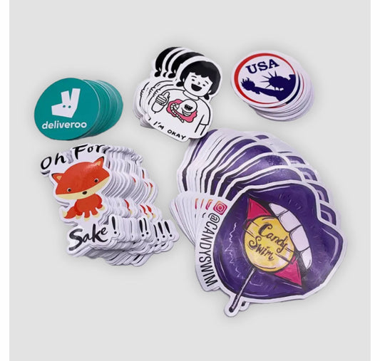 Custom Shape Stickers