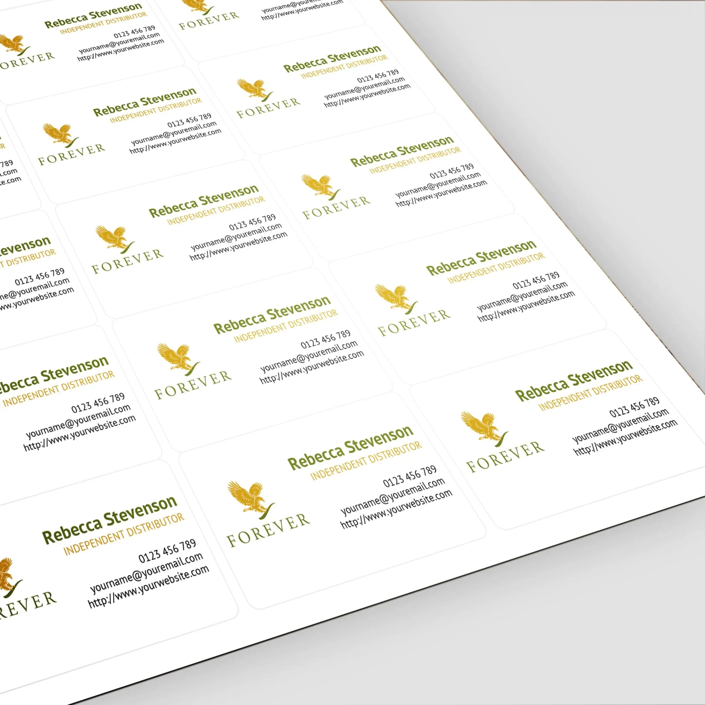 Visiting Card Stickers – Vedaprint